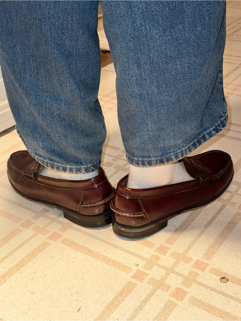 Florsheim Burgundy Penny Loafers 9.5 - Picture 15 of 16